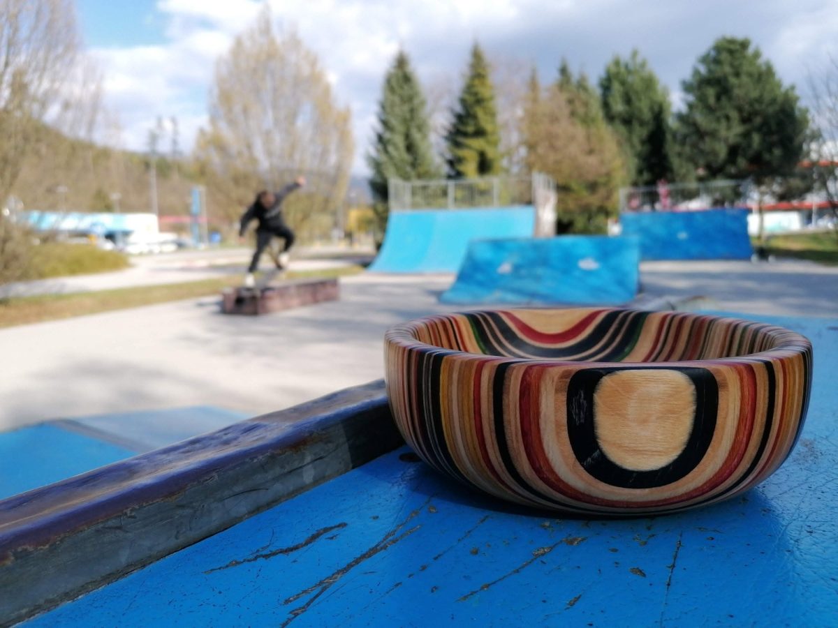Skejt park - izvor odsluženih desk z zgodbo